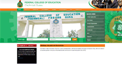 Desktop Screenshot of fcet-gusau.edu.ng